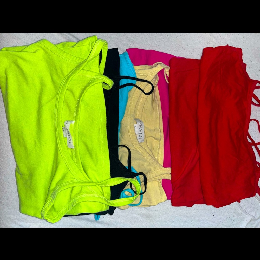 BUNDLE OF 7 FOREVER 21 TANK TOPS